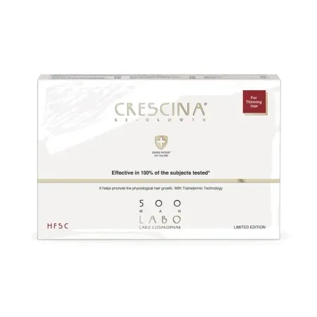 Crescina Transdermic Re-Growth HFSC 500 Man, 5 fiole – Labo — preț și oferte