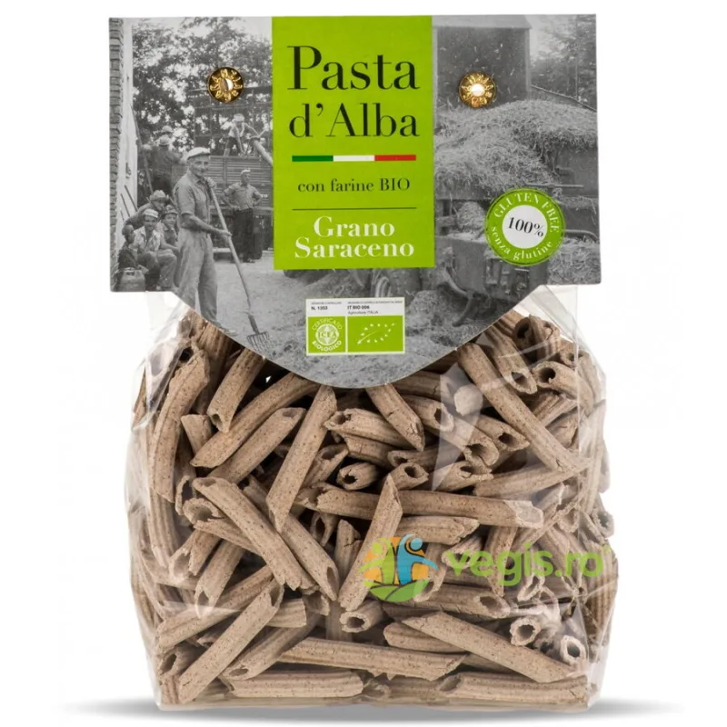 Paste Penne din Hrisca fara Gluten Ecologice/Bio 250g PASTA D'ALBA — preț și oferte