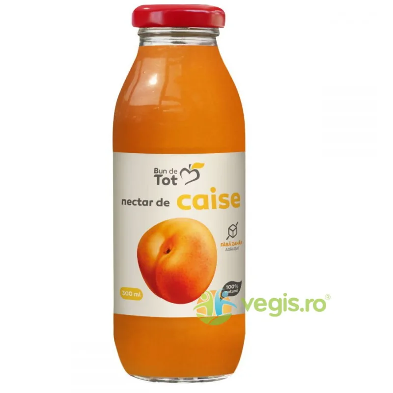 Nectar de Caise fara Zahar Adaugat 300ml BUN DE TOT — preț și oferte