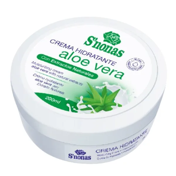 Crema hidratanta SNonas cu aloe vera, Arom | 200 ml — preț și oferte