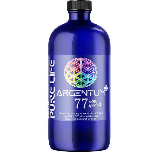 Argentum+ 77 PPM, 480ml, Pure Life — preț și oferte