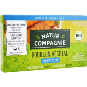 Cub de Supa cu Legume cu Continut Redus de Sare Ecologic/Bio 8buc - 68g