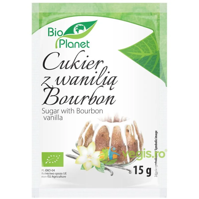 Zahar cu Vanilie Bourbon Ecologic/Bio 15g Bio Planet — preț și oferte