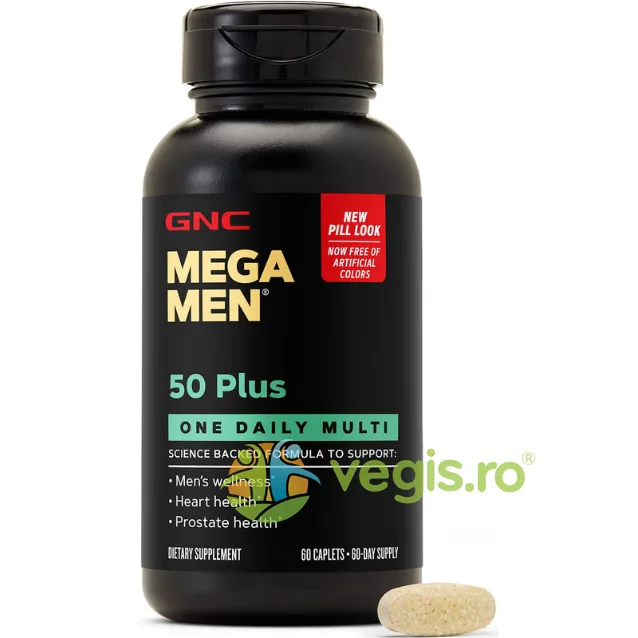 Complex de Multivitamine pentru Barbati Suport pentru Ochi, Inima si Creier 60tb GNC — preț și oferte