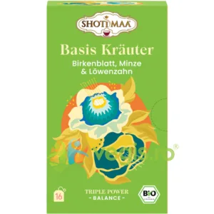 Ceai din Frunze de Mesteacan, Menta Creata si Papadie Balance-Essential Herbs Ecologic/Bio 16dz