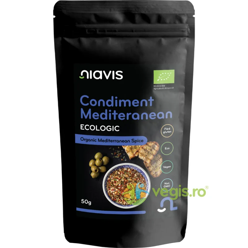 Condiment Mediteranean Ecologic/Bio 50g NIAVIS — preț și oferte