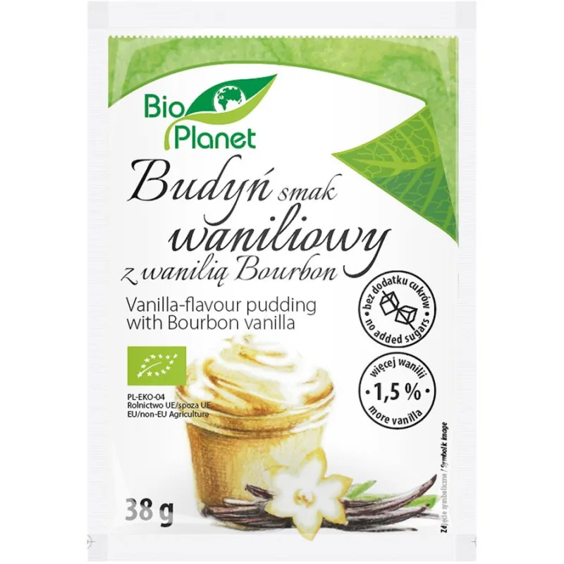 Budinca de Vanilie fara Zahar Adaugat Ecologica/Bio 38g Bio Planet — preț și oferte