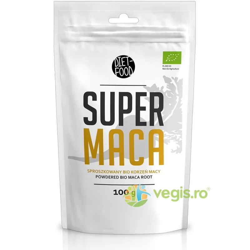 Maca Pulbere Ecologica/Bio 100g DIET FOOD — preț și oferte