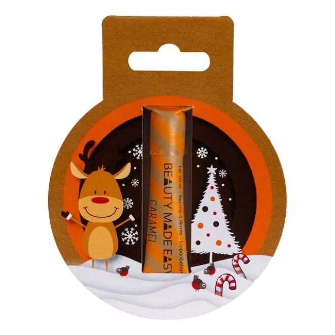 Balsam de Buze Caramel Editie Limitata de Craciun 6g BEAUTY MADE EASY — preț și oferte