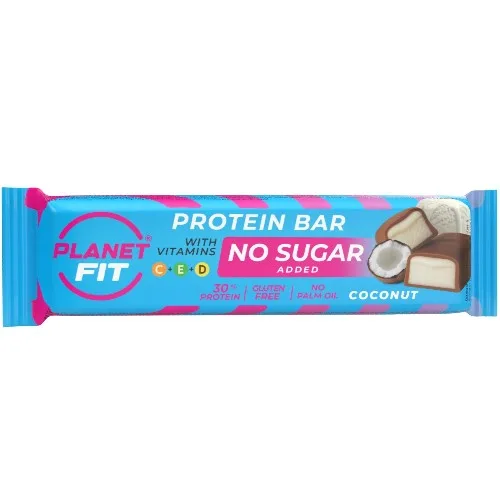 Baton proteic ​​cu vitamine, Coconut, 40g, Brain Foods — preț și oferte