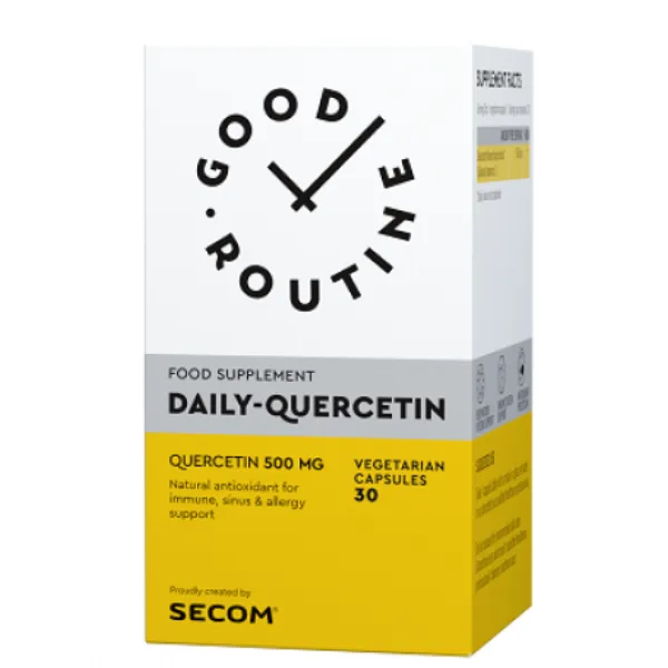 Good Routine Daily-Quercetin, Secom | 30 capsule — preț și oferte