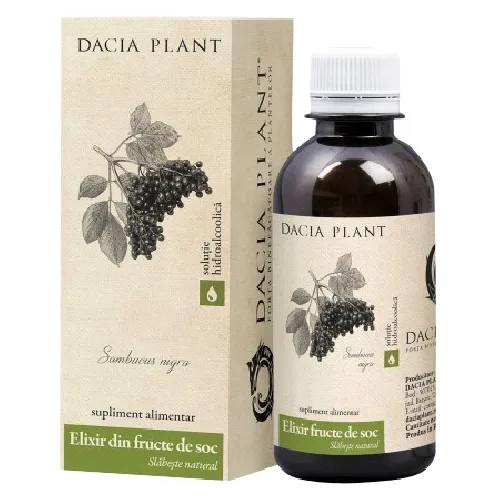 Elixir din Fructe de Soc pentru Slabit 200ml Dacia Plant — preț și oferte