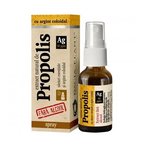 Propolis cu Argint Coloidal fara alcool spray, Dacia Plant — preț și oferte