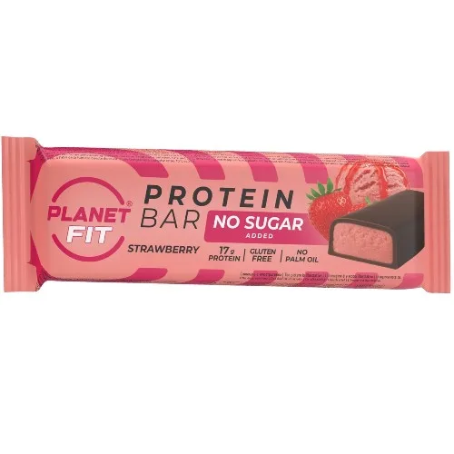 Baton proteic, Capsuni, 55g, Brain Foods — preț și oferte