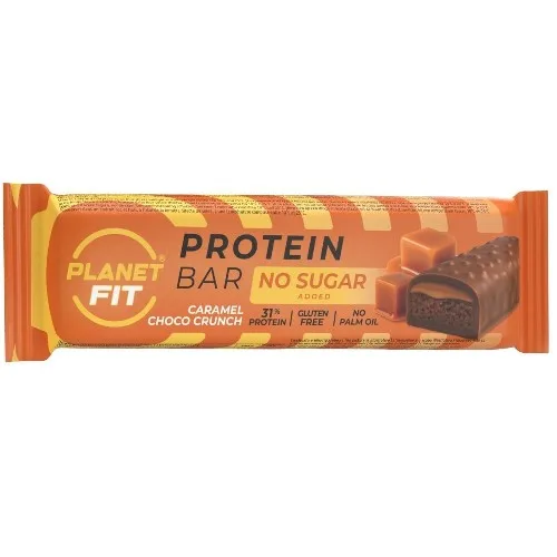 Baton proteic, Caramel Choco Crunch, 50g, Brain Foods — preț și oferte