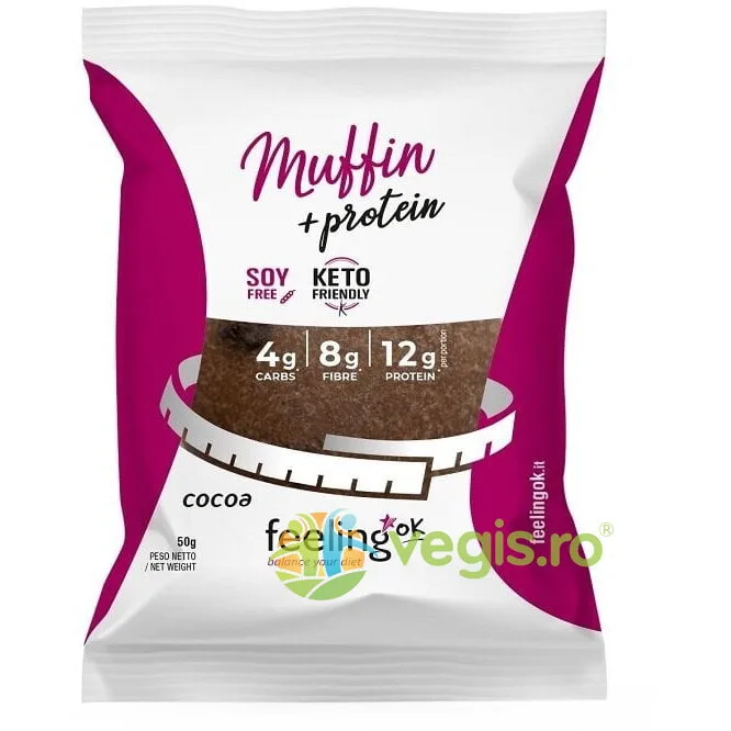 Briosa cu Cacao fara Zahar Adaugat 50g FEELINGOK — preț și oferte