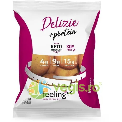 Biscuiti Delizie cu Caise 50g FEELINGOK — preț și oferte