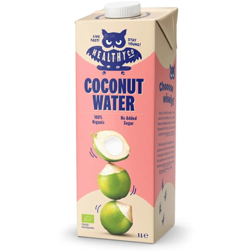 Apa de Cocos fara Zahar Adaugat Ecologica/Bio 1L HEALTHYCO — preț și oferte