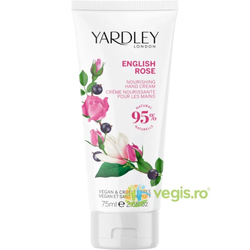Crema de Maini cu Parfum de Trandafir Englezesc English Rose 75ml — preț și oferte