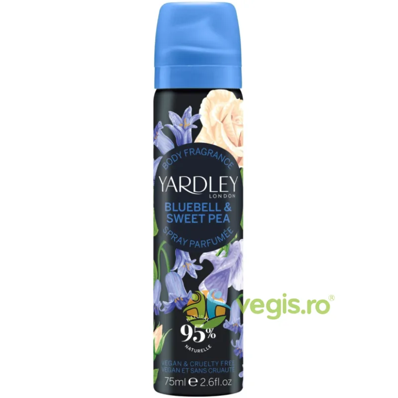 Spray de Corp cu Note Florale Bluebell&Sweet Pea 75ml YARDLEY LONDON — preț și oferte