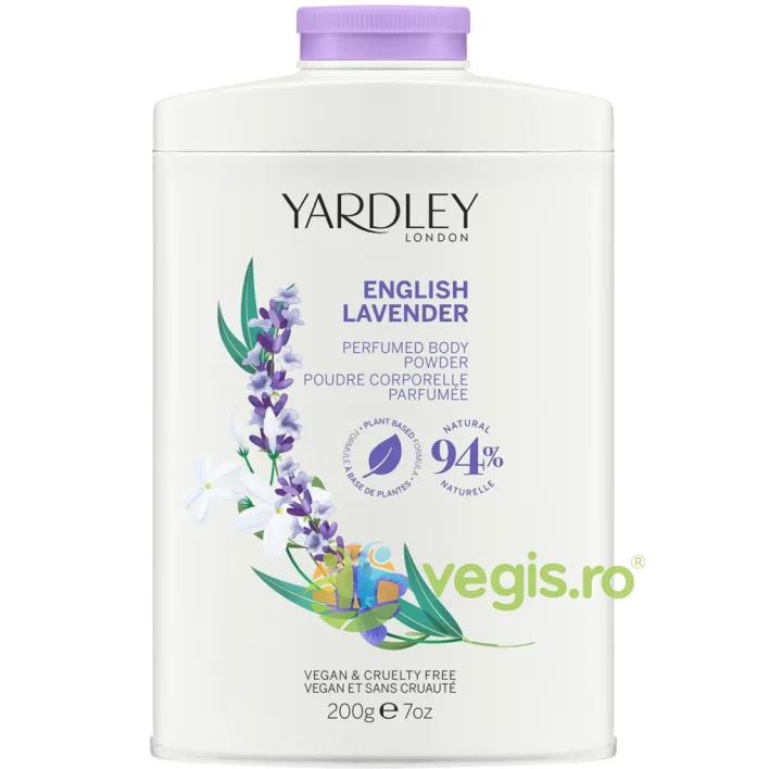 Pudra de Corp cu Parfum de Lavanda Englezeasca English Lavender 200g YARDLEY LONDON — preț și oferte