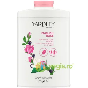 Pudra de Corp cu Parfum de Trandafir Englezesc English Rose 200g