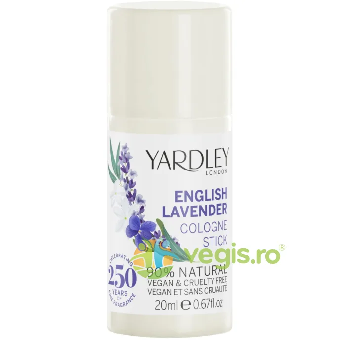 Parfum Solid Tip Cologne in Format Stick cu Note de Lavanda Englezeasca English Lavender 20ml YARDLEY LONDON — preț și oferte