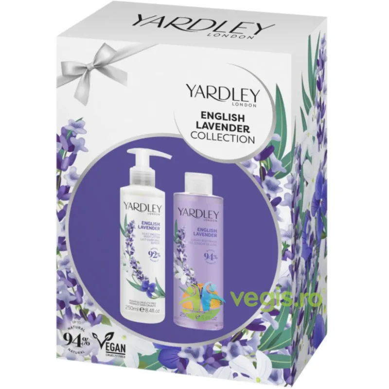 Set Duo Gel de Dus 250ml + Lotiune de Corp cu Parfum de Lavanda Englezeasca English Lavender Collection 250ml YARDLEY LONDON — preț și oferte