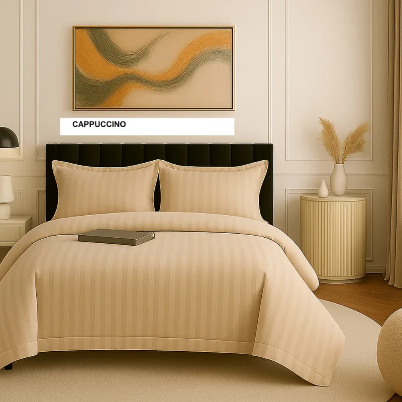 Lenjerie de pat DAMASC cappuccino 230x260 cm, Ralex | 1 buc RALEX INFINITY — preț și oferte