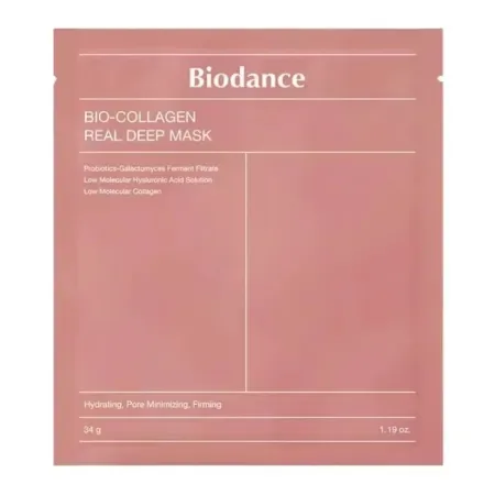Masca de fata pentru hidratare intensa si fermitate Bio-Collagen, 34 g, Biodance — preț și oferte