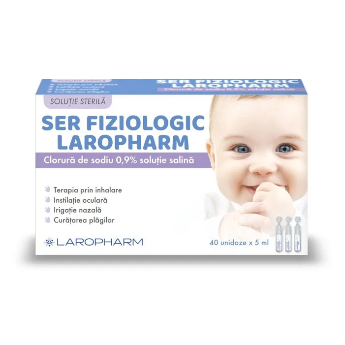 Ser fiziologic 5ml x 40fi (Laropharm) — preț și oferte