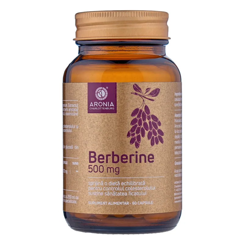 Berberine 500mg, 60 capsule, Aronia Charlottenburg — preț și oferte