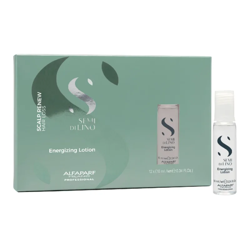 Fiole tratament anti-caderea parului Semi di Lino Scalp Renew Energizing, 12*10 ml, Alfaparf — preț și oferte