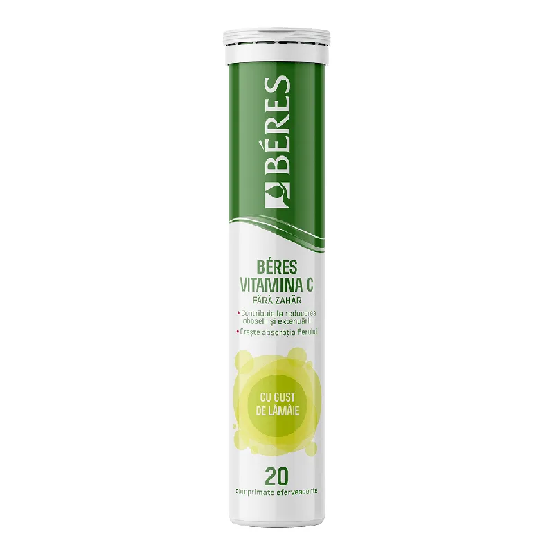 Vitamina C 60 mg, 20 comprimate, Beres BERES PHARMACEUTICALS — preț și oferte