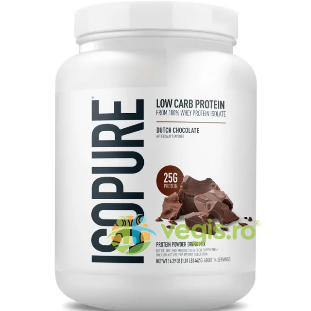 Proteina Izolata din Zer cu Aroma de Ciocolata 462g THE ISOPURE COMPANY — preț și oferte