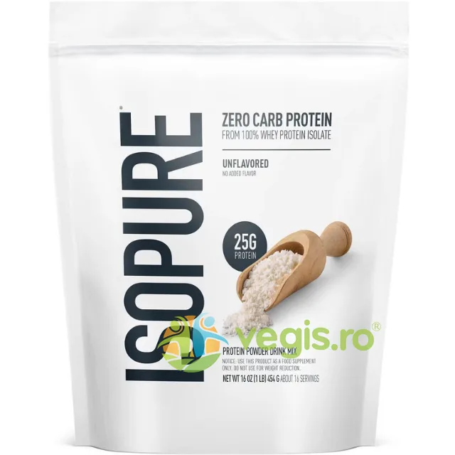 Proteina Izolata din Zer fara Aroma 454g THE ISOPURE COMPANY — preț și oferte