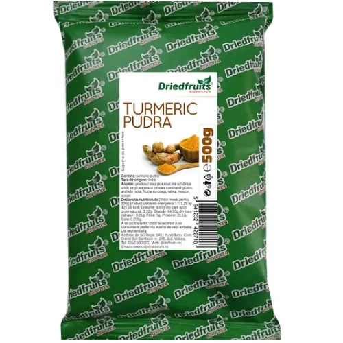 Turmeric Pudra 500gr, Driedfruits — preț și oferte