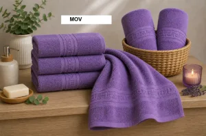 Set prosop GREEK BORDER 100% BBC Mov, Ralex | 2 buc