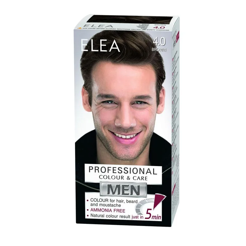 Vopsea barbati pentru par, barba si mustata 4.0 - Saten, Elea Professional | 100 ml SOLVEX COSMETICS INFINITY — preț și oferte