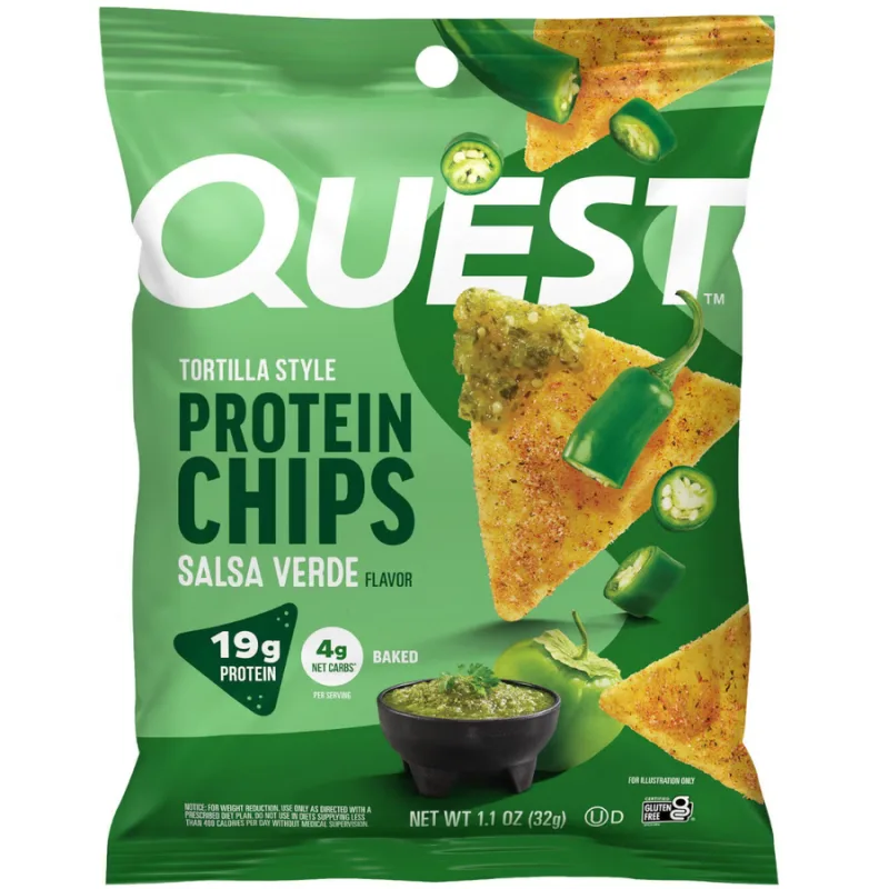 Chips-uri Proteice cu Aroma de Salsa 32g QUEST NUTRITION — preț și oferte