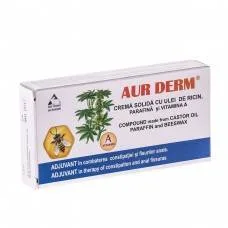 Aur Derm supozitoare ricin 1,5g - 10buc - LAUR MED ELZIN PLANT — preț și oferte