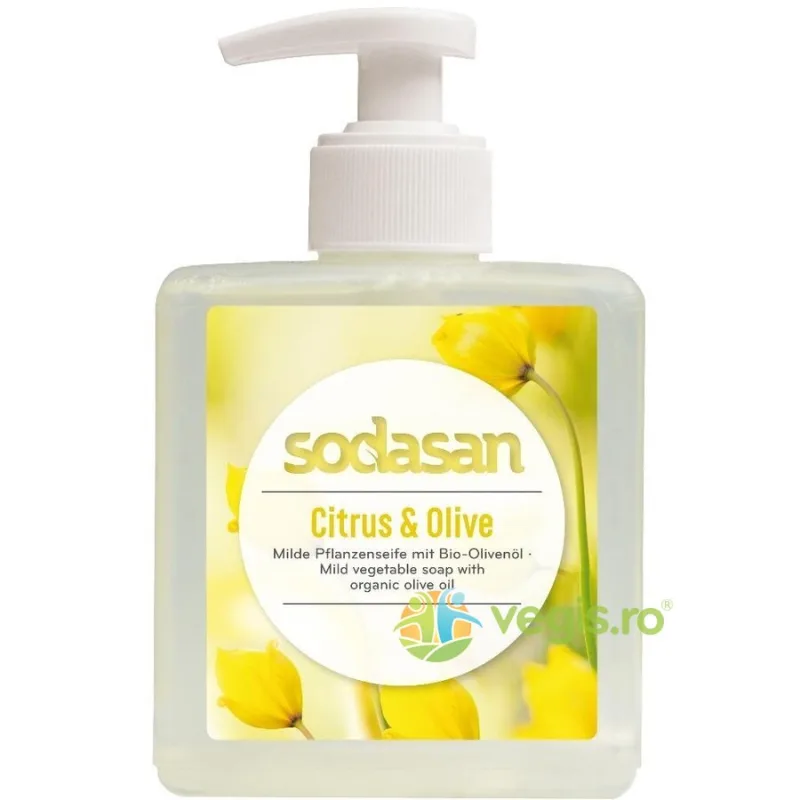 Sapun Lichid cu Lamaie si Masline 300ml Sodasan — preț și oferte