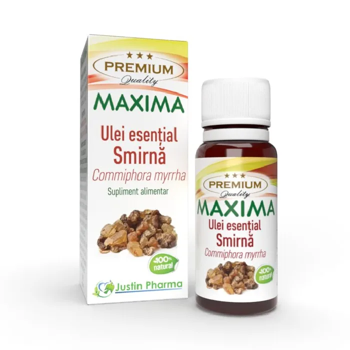 Ulei esential de smirna Maxima, 10 ml, Justin Pharma — preț și oferte