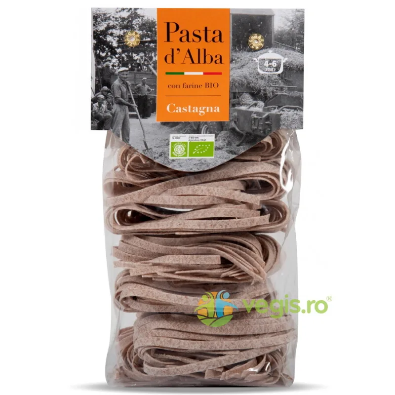 Paste Tagliatelle din Grau Dur si Castane Ecologice/Bio 250g PASTA D'ALBA — preț și oferte