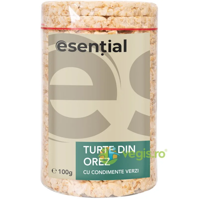 Turte din Orez cu Condimente Verzi 100g Esential — preț și oferte