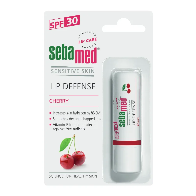 Balsam dermatologic protector pentru buze cu SPF 30 Cherry, 4.8 g, Sebamed — preț și oferte