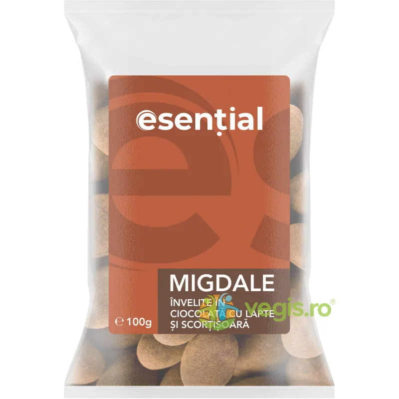 Migdale Invelite in Ciocolata cu Lapte si Scortisoara 100g Esential — preț și oferte