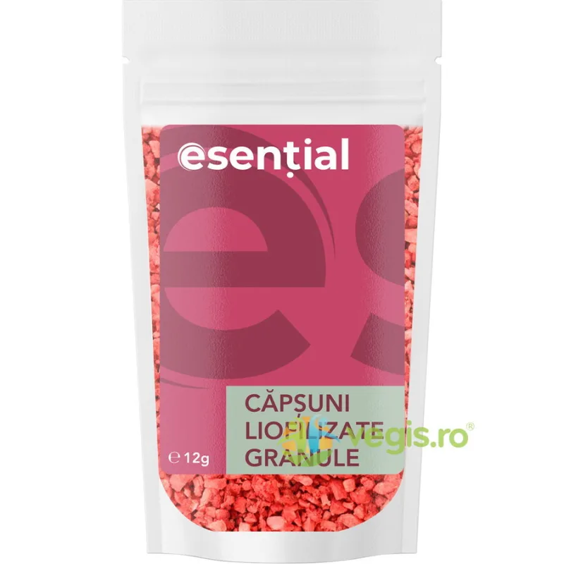 Capsuni Liofilizate Granule 12g Esential — preț și oferte