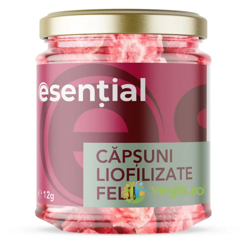 Capsuni Liofilizate Felii 12g Esential — preț și oferte