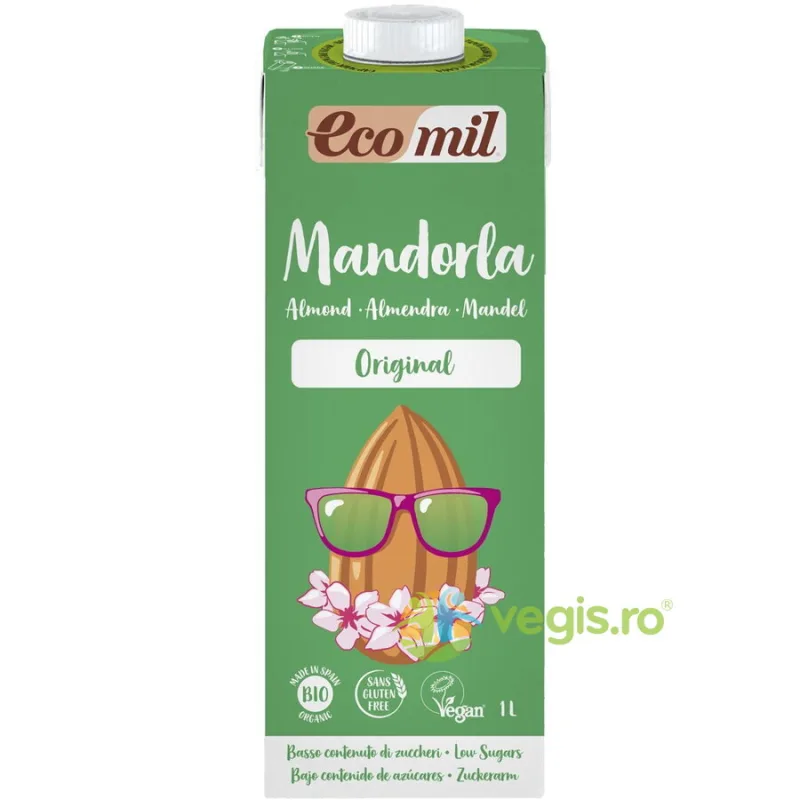 Bautura de Migdale Indulcita cu Sirop de Agave Ecologica/Bio 1L EcoMil — preț și oferte